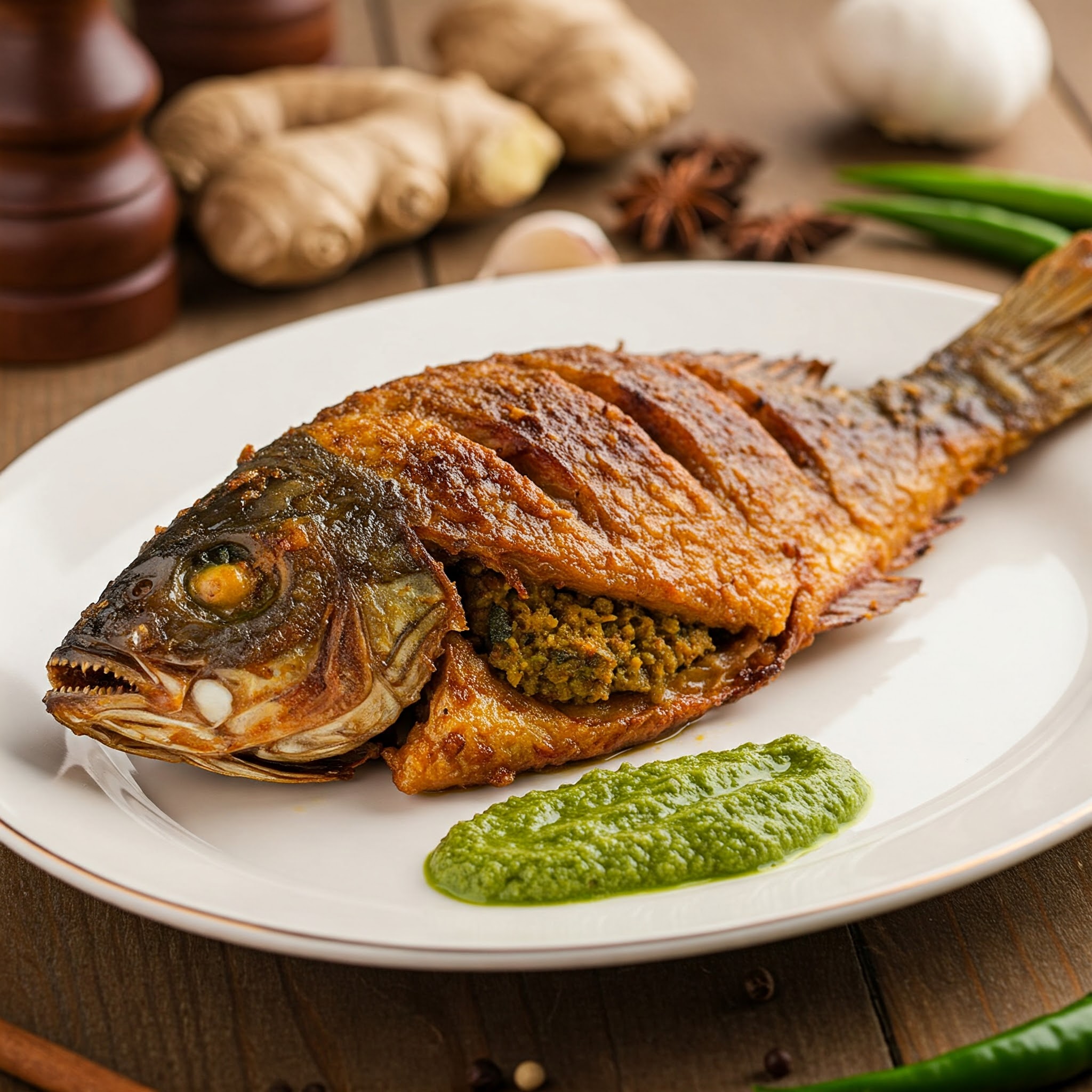 Stuffed Pomfret or भरलेलं पापलेट Recipe